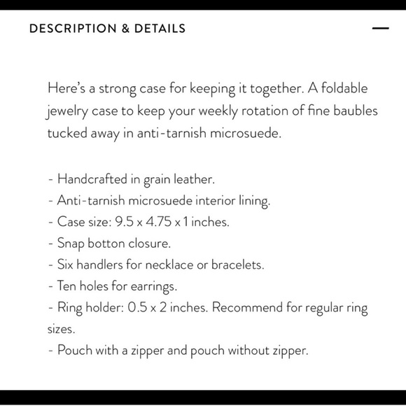 Mejuri jewlery travel case - Picture 16 of 16